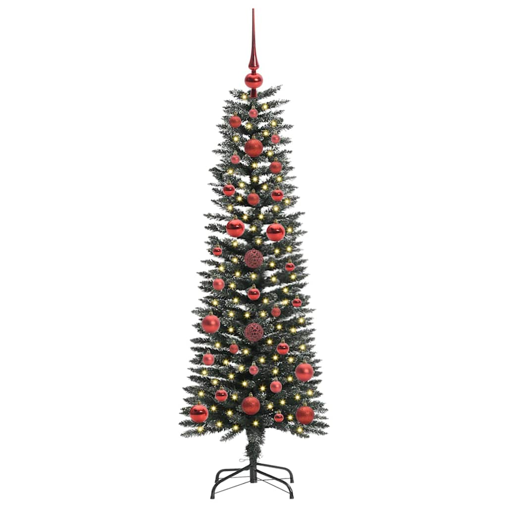 Artificial Christmas Tree with 150 LEDs with Stand Green 120 cm