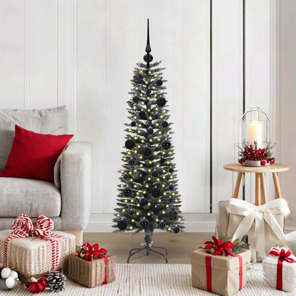 Artificial Christmas Tree with 150 LEDs with Stand Green 120 cm