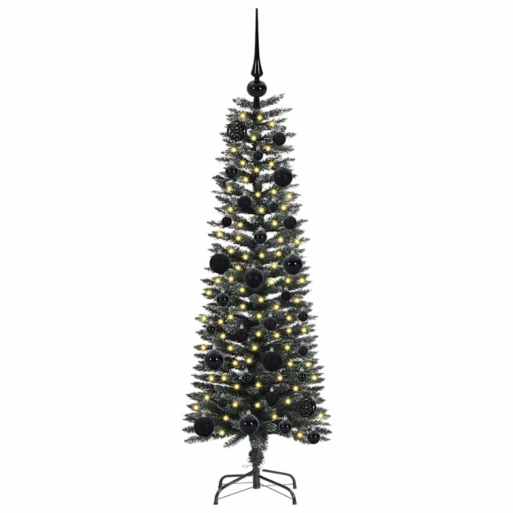 Artificial Christmas Tree with 150 LEDs with Stand Green 120 cm