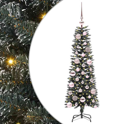Artificial Christmas Tree with 150 LEDs with Stand Green 120 cm