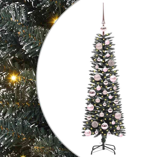 Artificial Christmas Tree with 150 LEDs with Stand Green 120 cm