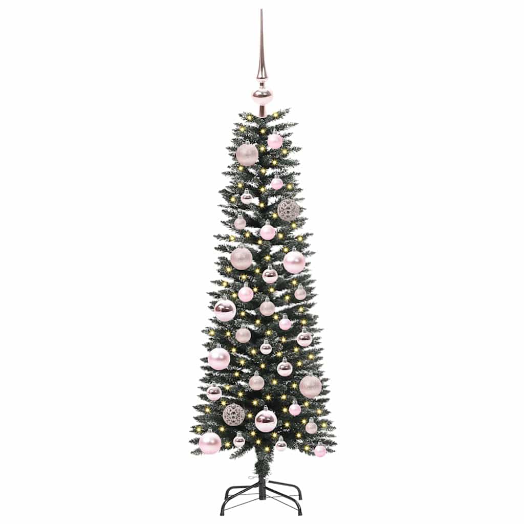Artificial Christmas Tree with 150 LEDs with Stand Green 120 cm