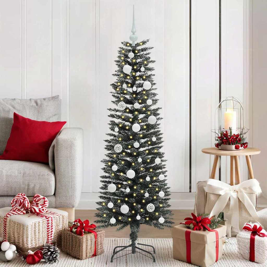 Artificial Christmas Tree with 150 LEDs with Stand Green 120 cm