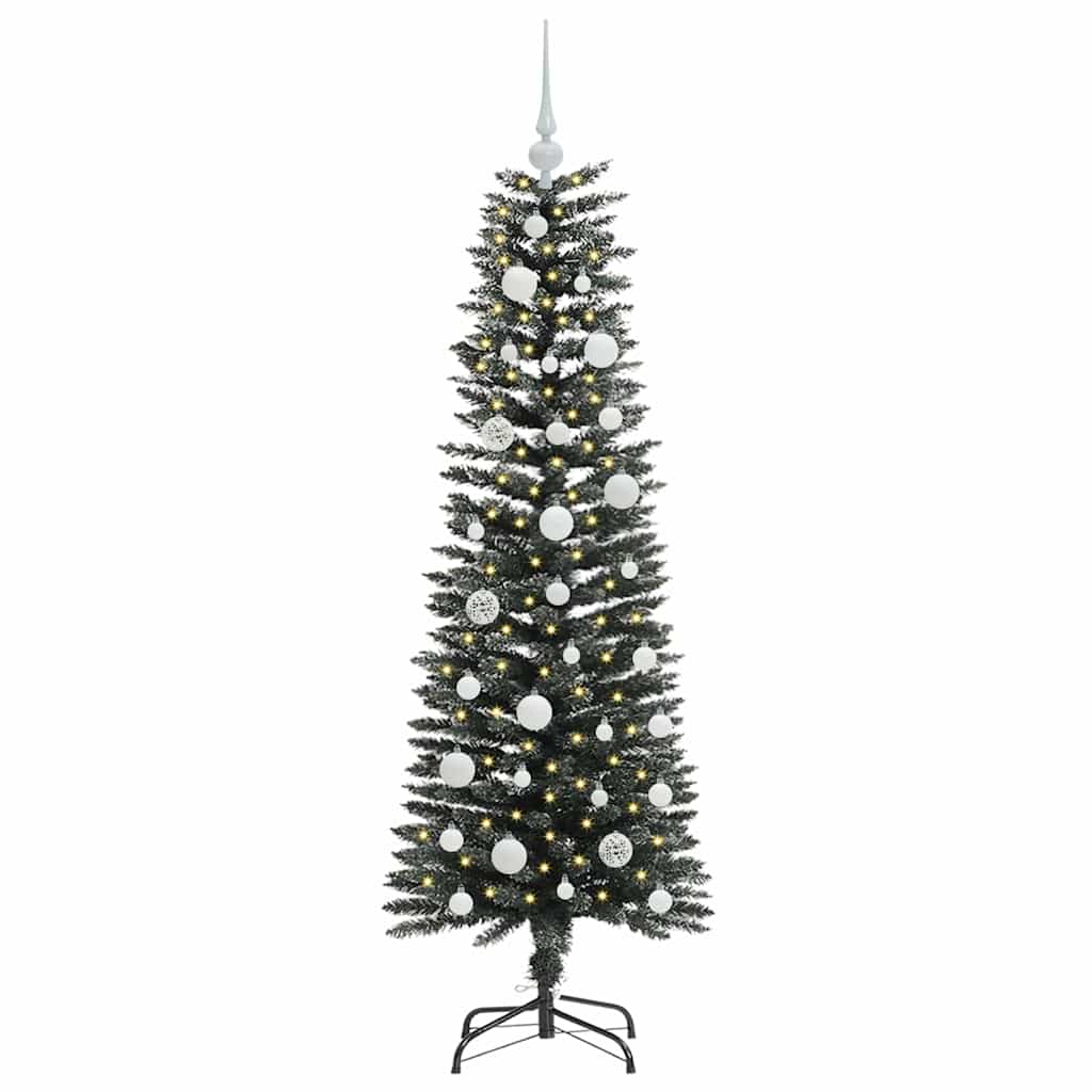 Artificial Christmas Tree with 150 LEDs with Stand Green 120 cm