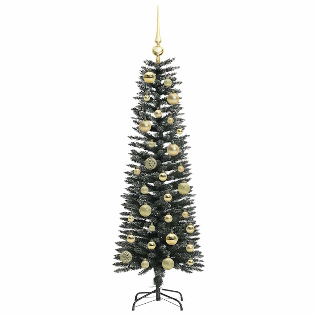 Artificial Christmas Tree with 150 LEDs with Stand Green 120 cm
