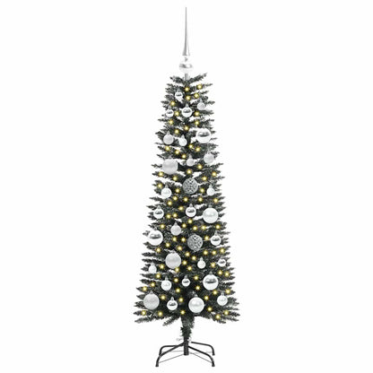 Artificial Christmas Tree with 150 LEDs with Stand Green 120 cm