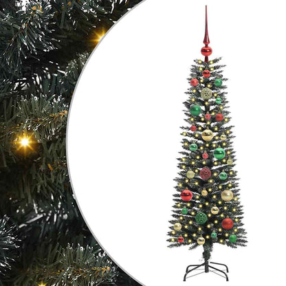 Artificial Christmas Tree with 150 LEDs with Stand Green 120 cm