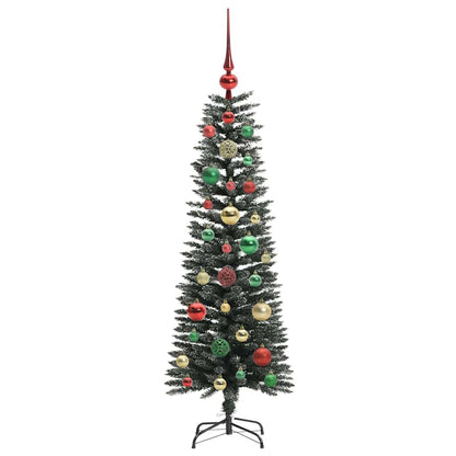 Artificial Christmas Tree with 150 LEDs with Stand Green 120 cm