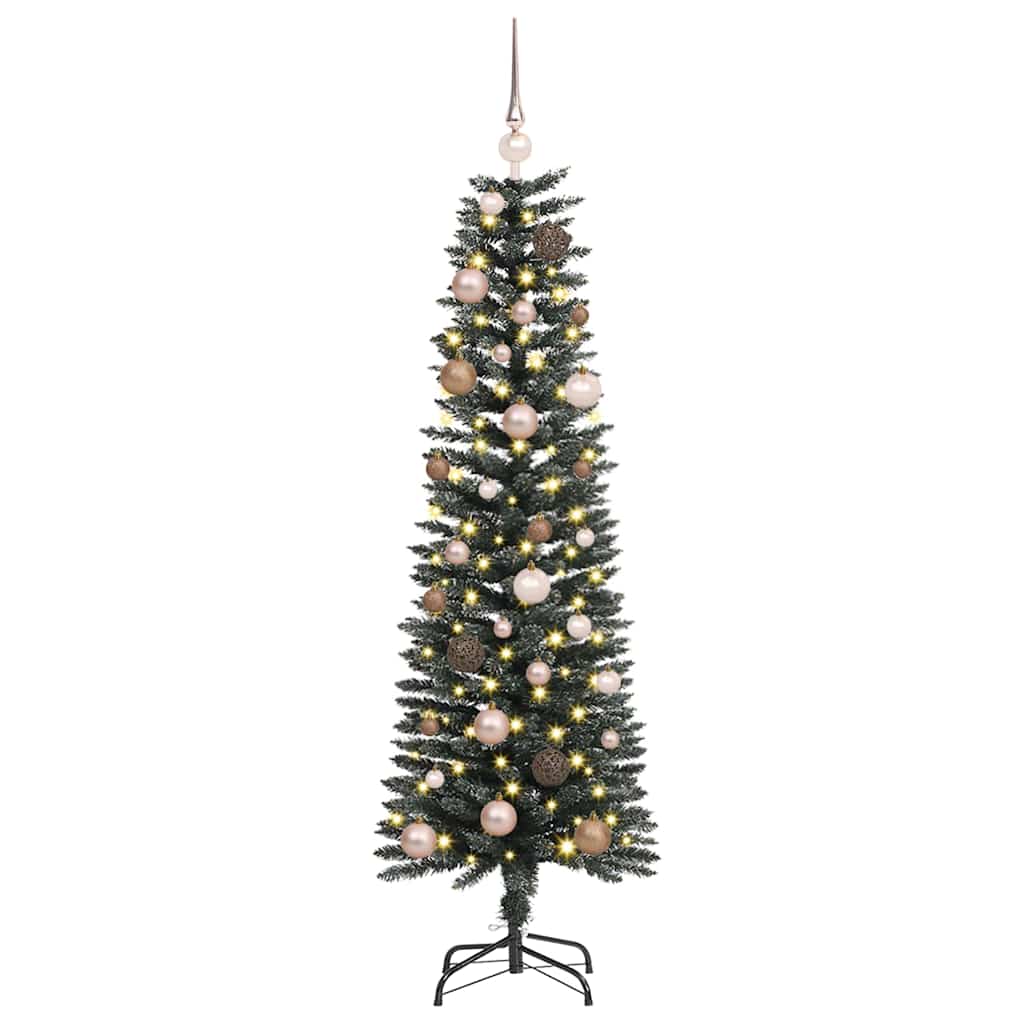 Artificial Christmas Tree with 150 LEDs with Stand Green 150 cm