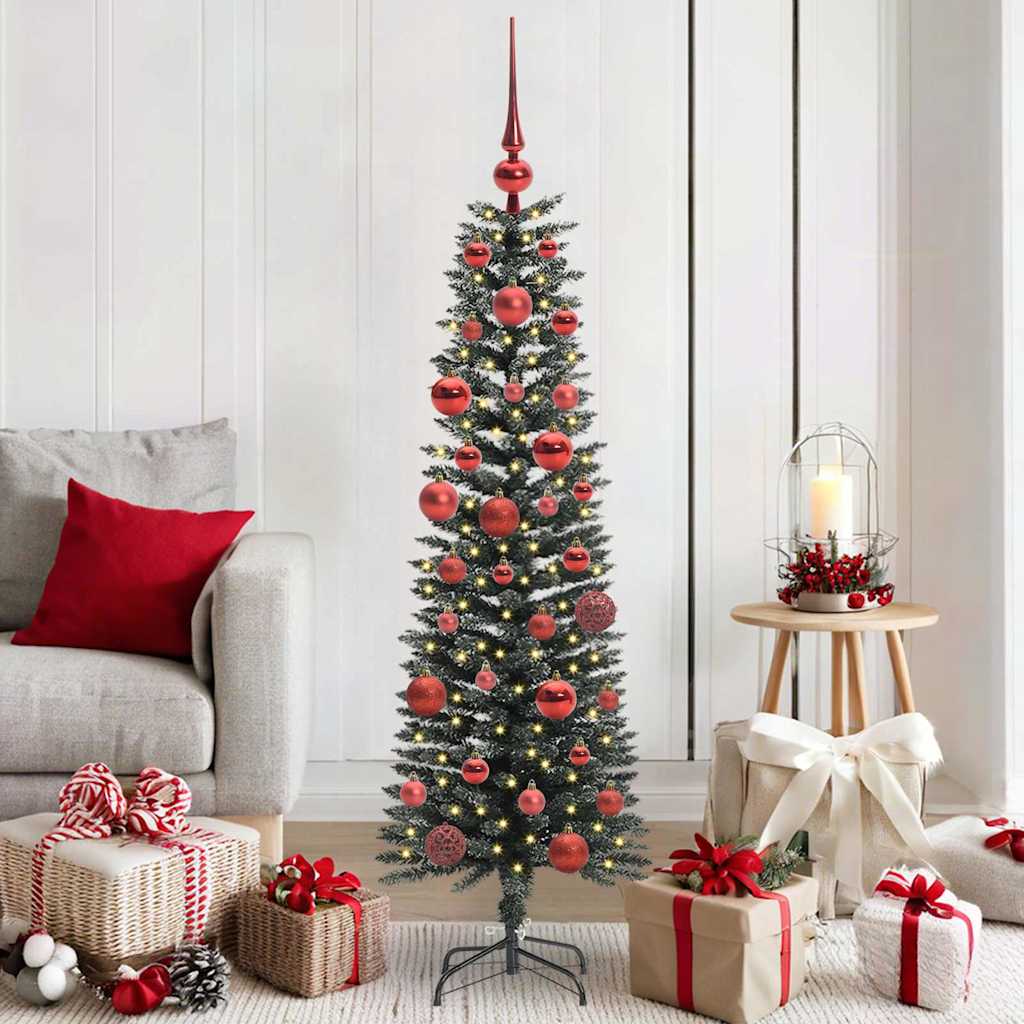 Artificial Christmas Tree with 150 LEDs with Stand Green 150 cm
