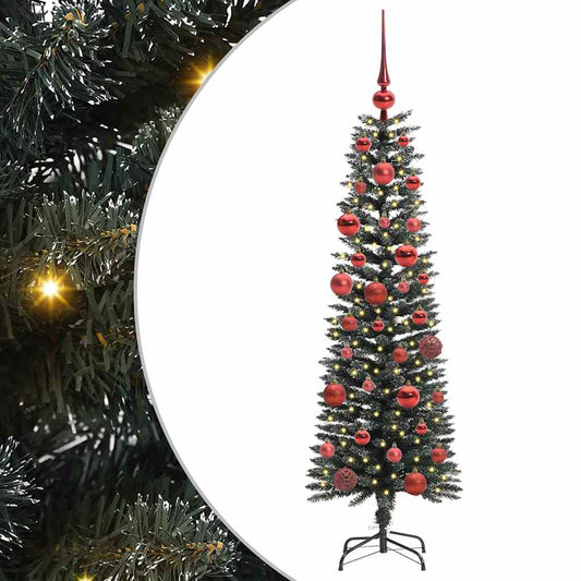 Artificial Christmas Tree with 150 LEDs with Stand Green 150 cm