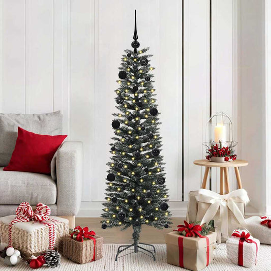 Artificial Christmas Tree with 150 LEDs with Stand Green 150 cm