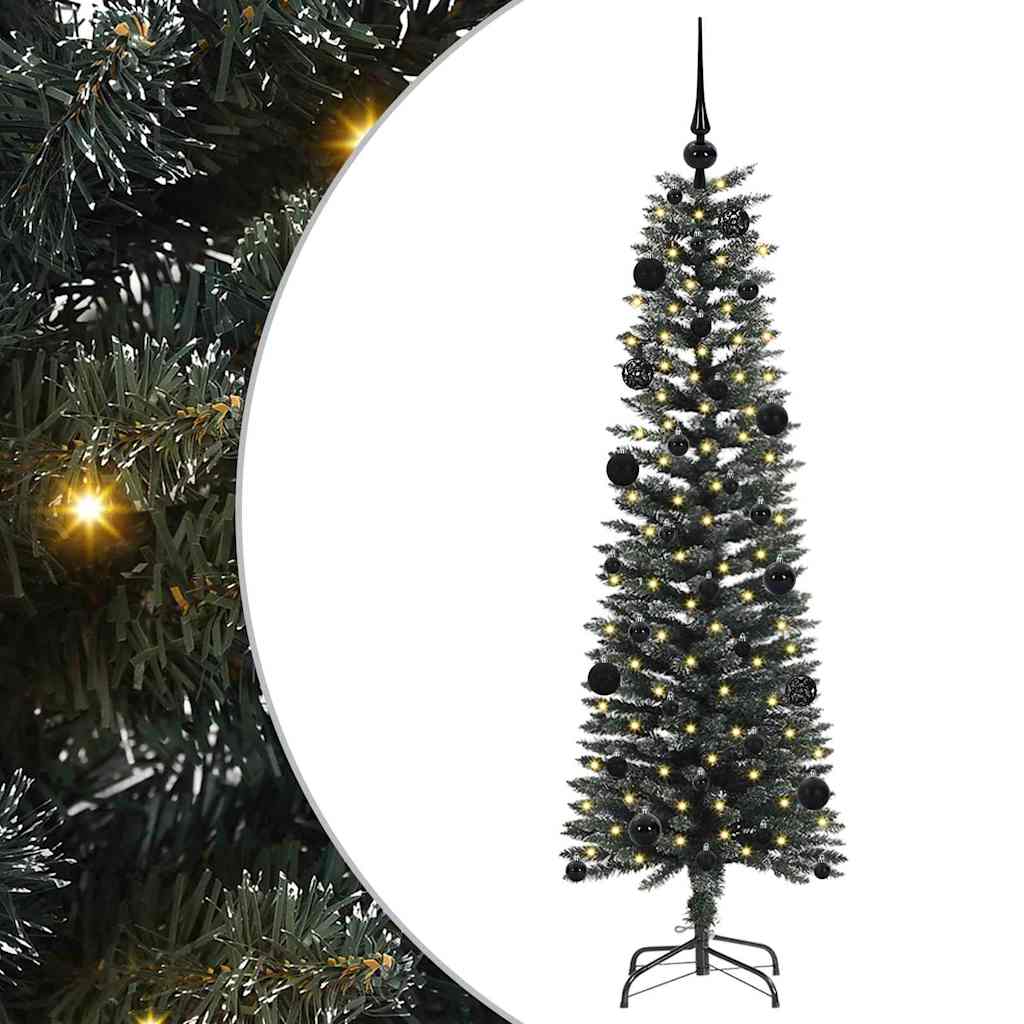 Artificial Christmas Tree with 150 LEDs with Stand Green 150 cm