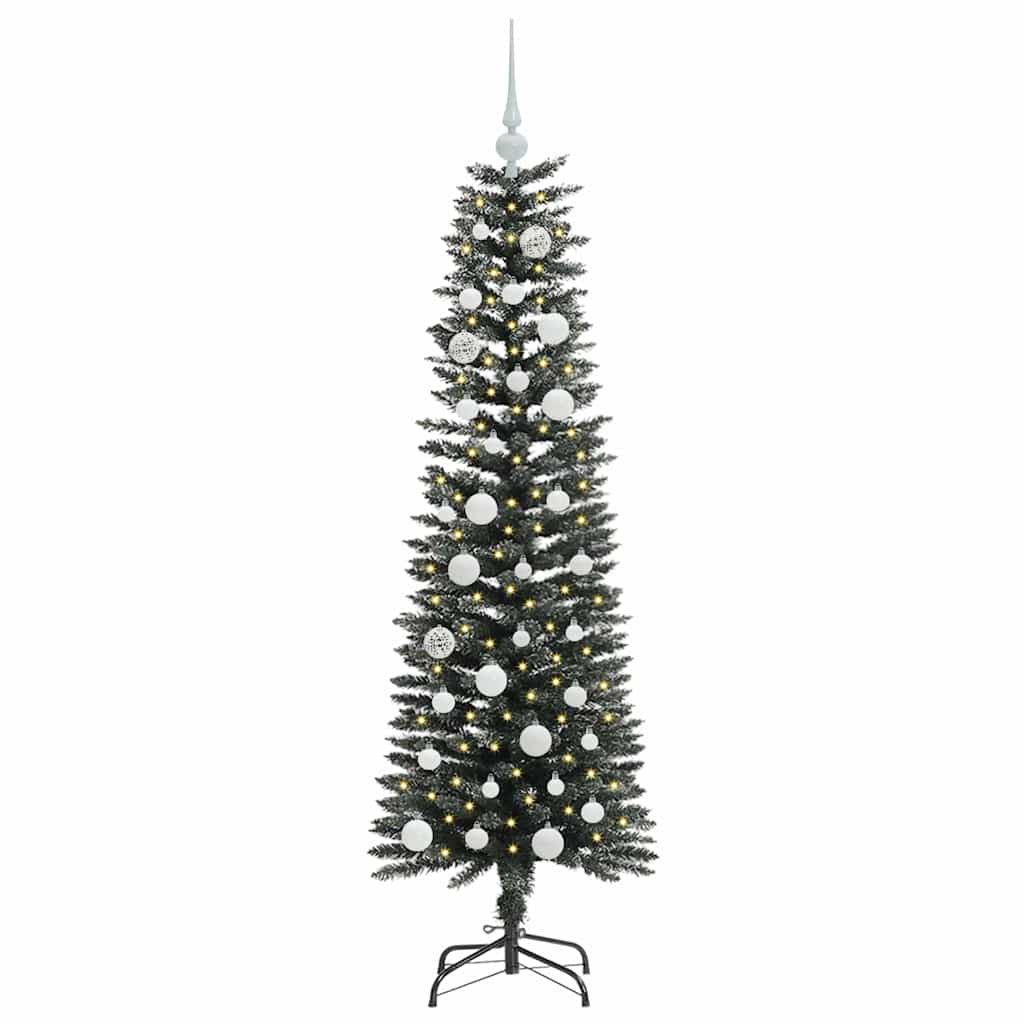 Artificial Christmas Tree with 150 LEDs with Stand Green 150 cm