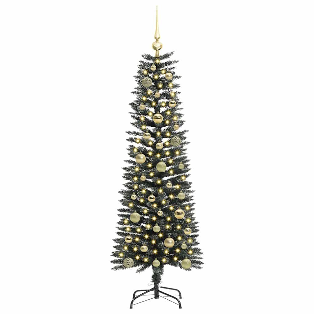 Artificial Christmas Tree with 150 LEDs with Stand Green 150 cm