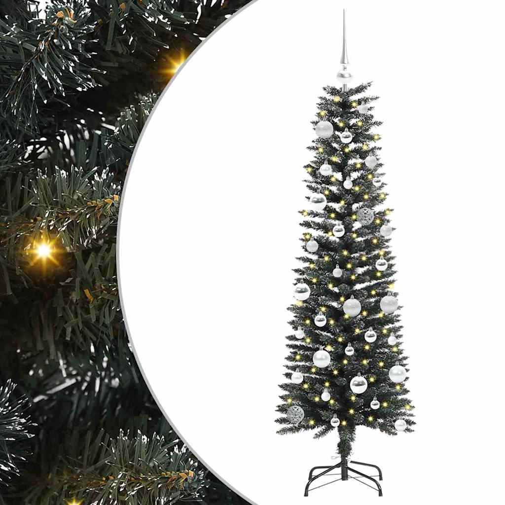 Artificial Christmas Tree with 150 LEDs with Stand Green 150 cm
