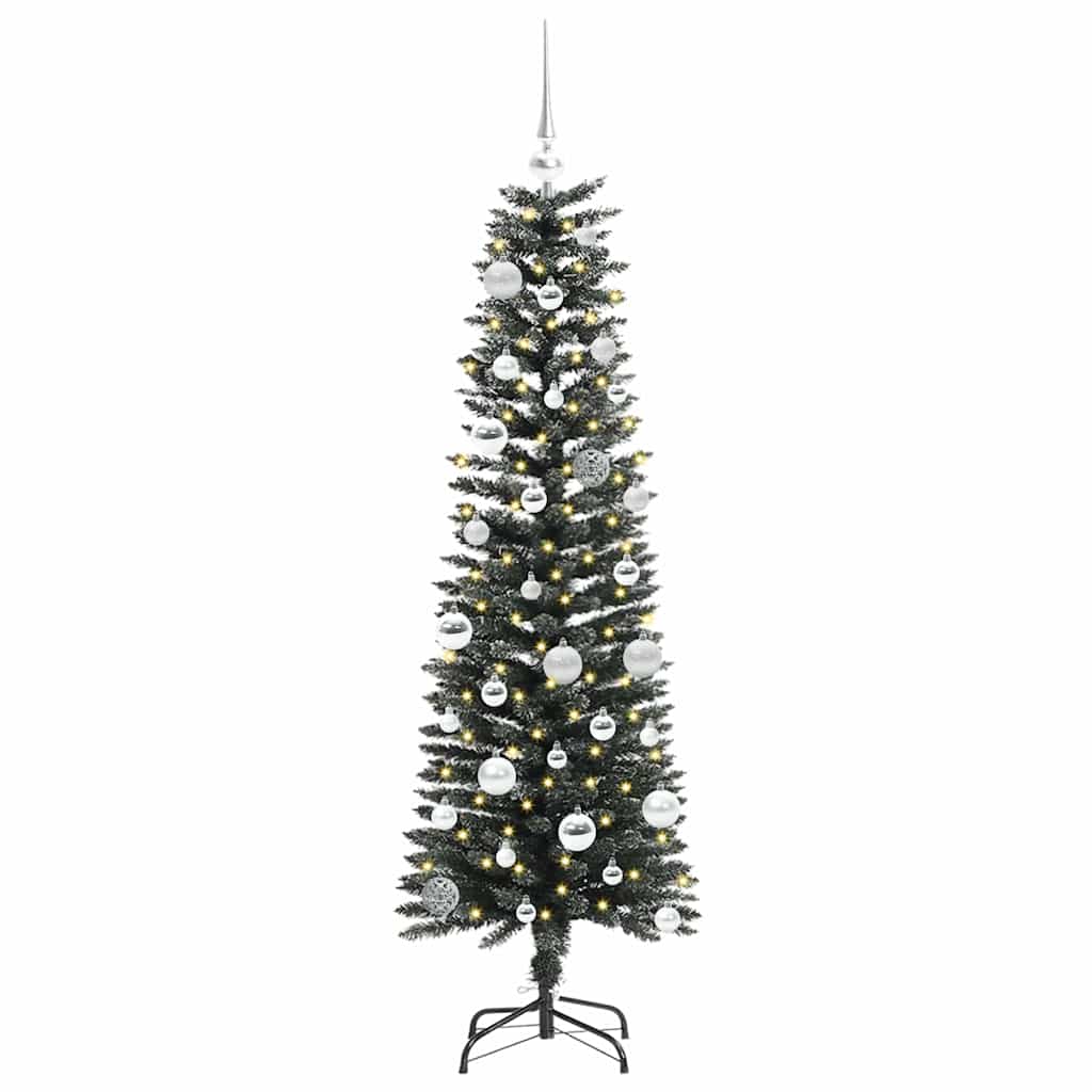 Artificial Christmas Tree with 150 LEDs with Stand Green 150 cm