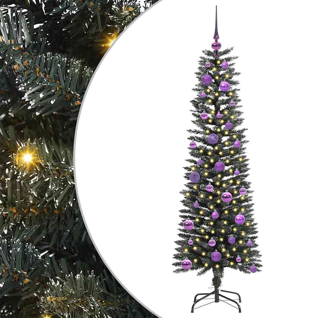 Artificial Christmas Tree with 150 LEDs with Stand Green 150 cm