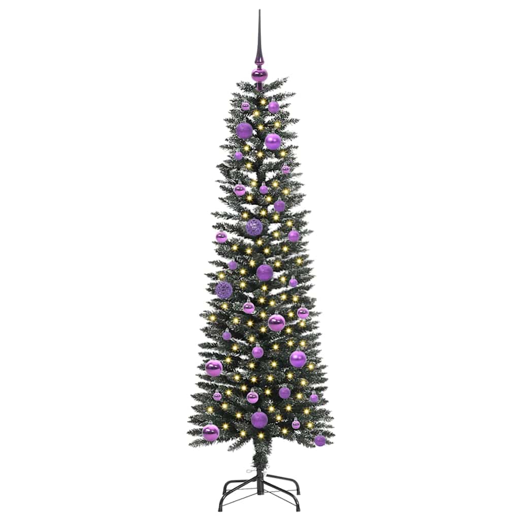 Artificial Christmas Tree with 150 LEDs with Stand Green 150 cm