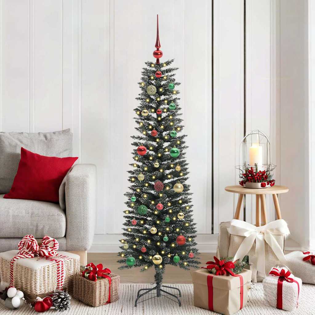 Artificial Christmas Tree with 150 LEDs with Stand Green 150 cm