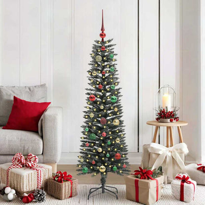 Artificial Christmas Tree with 150 LEDs with Stand Green 150 cm