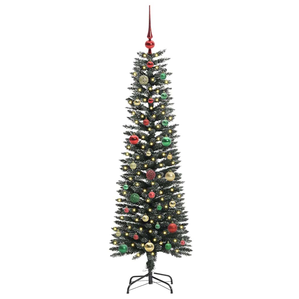 Artificial Christmas Tree with 150 LEDs with Stand Green 150 cm