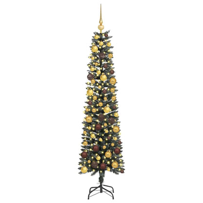 Artificial Christmas Tree with 300 LEDs with Stand Green 180 cm