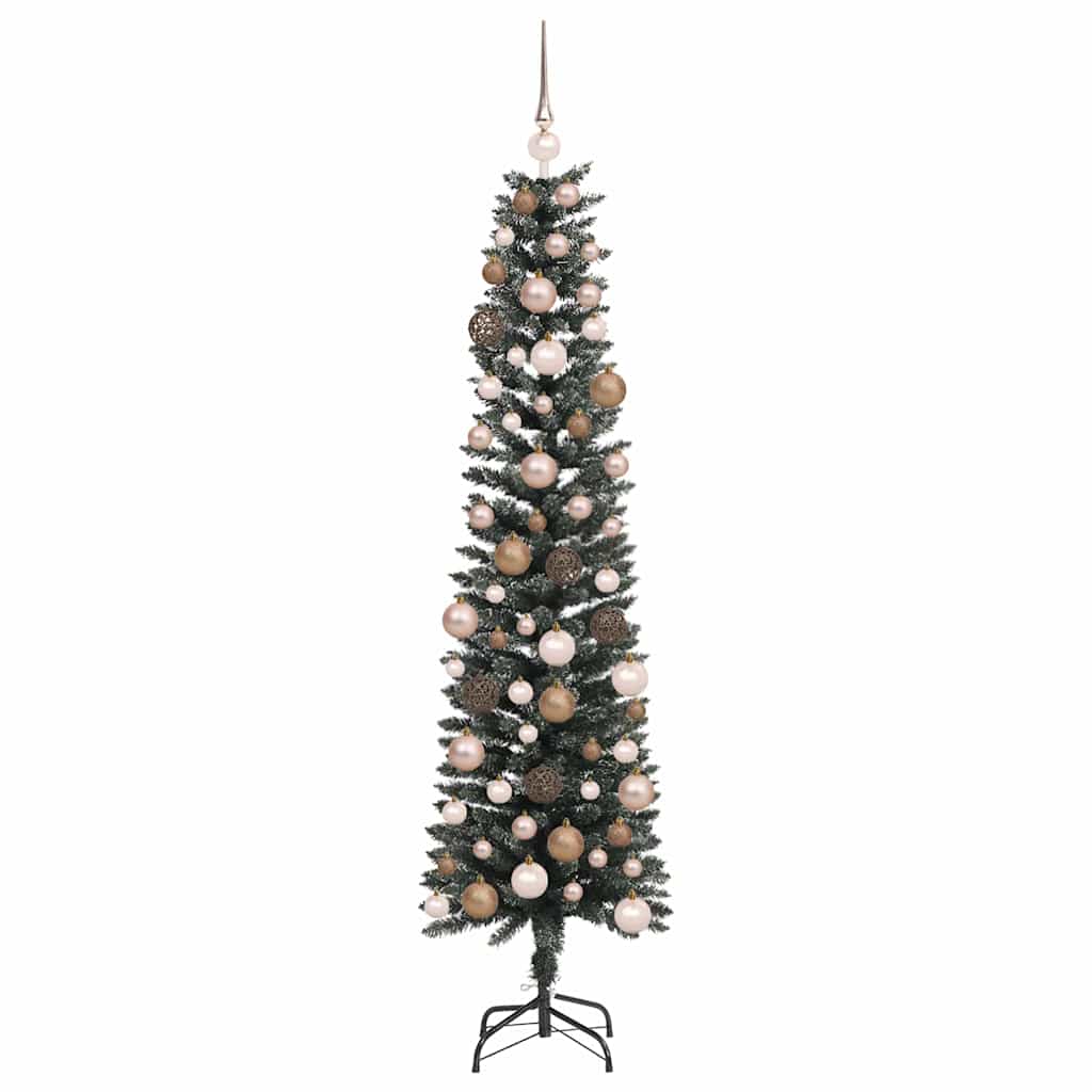 Artificial Christmas Tree with 300 LEDs with Stand Green 180 cm