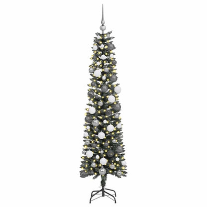 Artificial Christmas Tree with 300 LEDs with Stand Green 180 cm