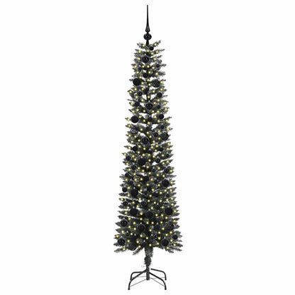 Artificial Christmas Tree with 300 LEDs with Stand Green 180 cm