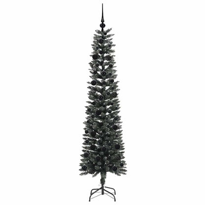Artificial Christmas Tree with 300 LEDs with Stand Green 180 cm