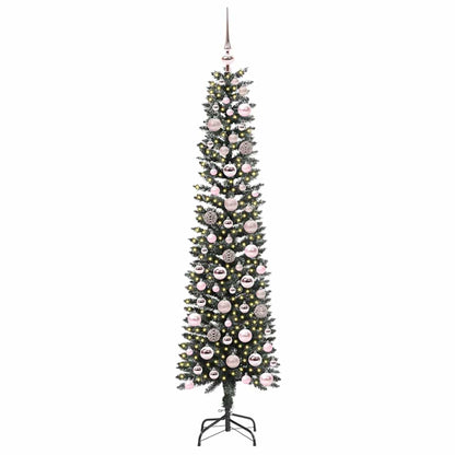 Artificial Christmas Tree with 300 LEDs with Stand Green 180 cm