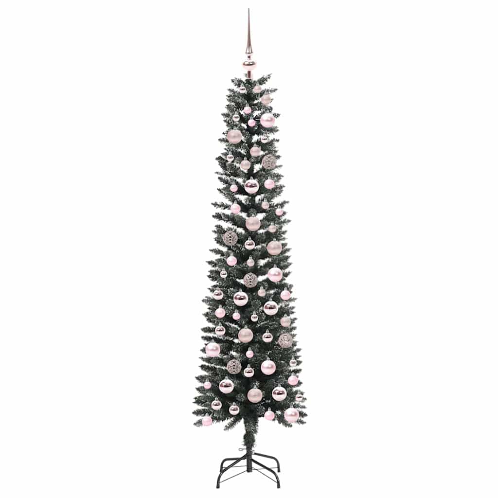 Artificial Christmas Tree with 300 LEDs with Stand Green 180 cm