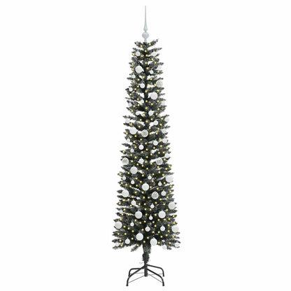 Artificial Christmas Tree with 300 LEDs with Stand Green 180 cm
