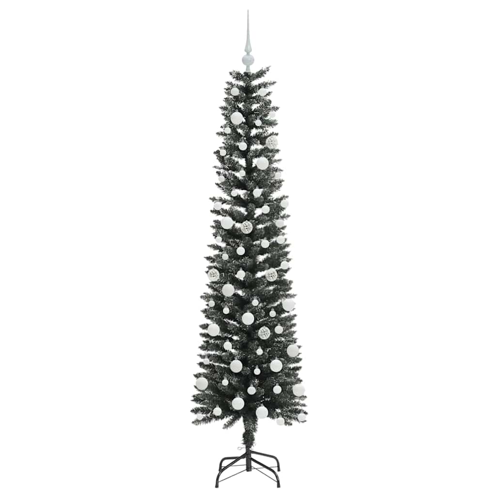 Artificial Christmas Tree with 300 LEDs with Stand Green 180 cm