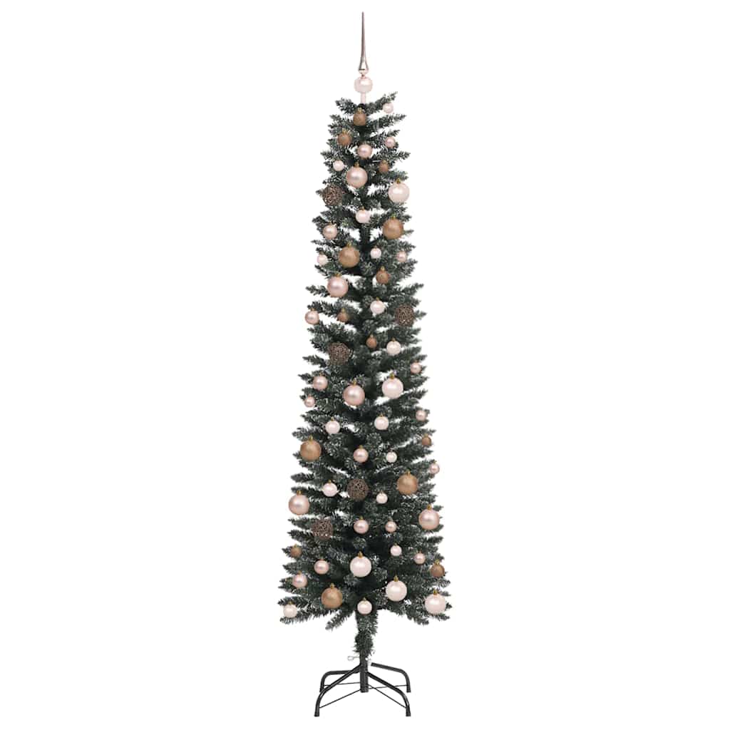 Artificial Christmas Tree with 300 LEDs with Stand Green 210 cm