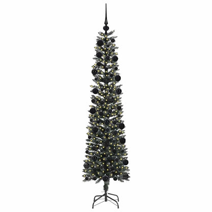 Artificial Christmas Tree with 300 LEDs with Stand Green 210 cm