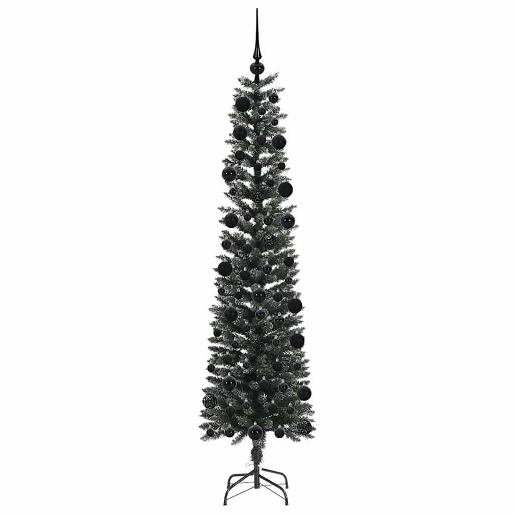 Artificial Christmas Tree with 300 LEDs with Stand Green 210 cm