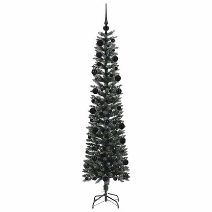 Artificial Christmas Tree with 300 LEDs with Stand Green 210 cm