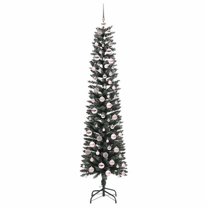 Artificial Christmas Tree with 300 LEDs with Stand Green 210 cm