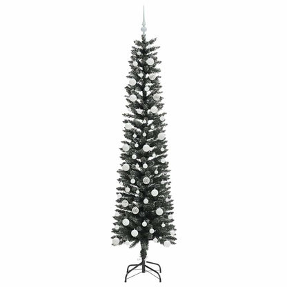 Artificial Christmas Tree with 300 LEDs with Stand Green 210 cm