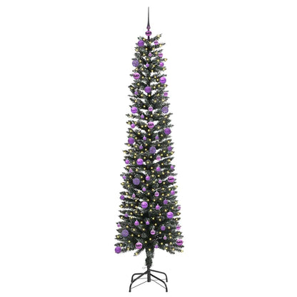 Artificial Christmas Tree with 300 LEDs with Stand Green 210 cm