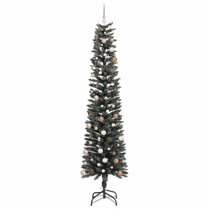 Artificial Christmas Tree with 300 LEDs with Stand Green 240 cm
