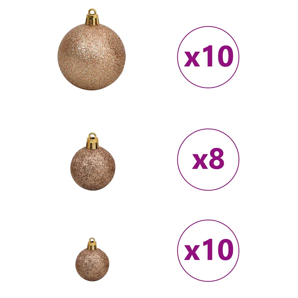 Artificial Christmas Tree with 300 LEDs with Stand Green 240 cm