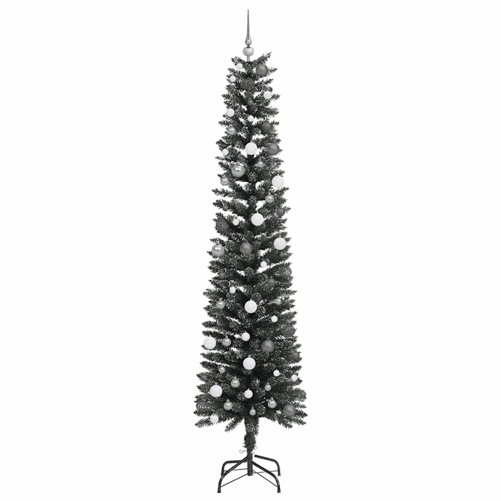 Artificial Christmas Tree with 300 LEDs with Stand Green 240 cm