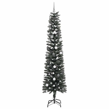 Artificial Christmas Tree with 300 LEDs with Stand Green 240 cm