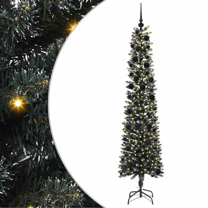 Artificial Christmas Tree with 300 LEDs with Stand Green 240 cm