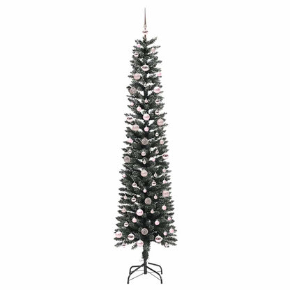 Artificial Christmas Tree with 300 LEDs with Stand Green 240 cm
