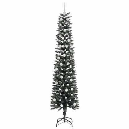 Artificial Christmas Tree with 300 LEDs with Stand Green 240 cm