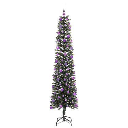 Artificial Christmas Tree with 300 LEDs with Stand Green 240 cm